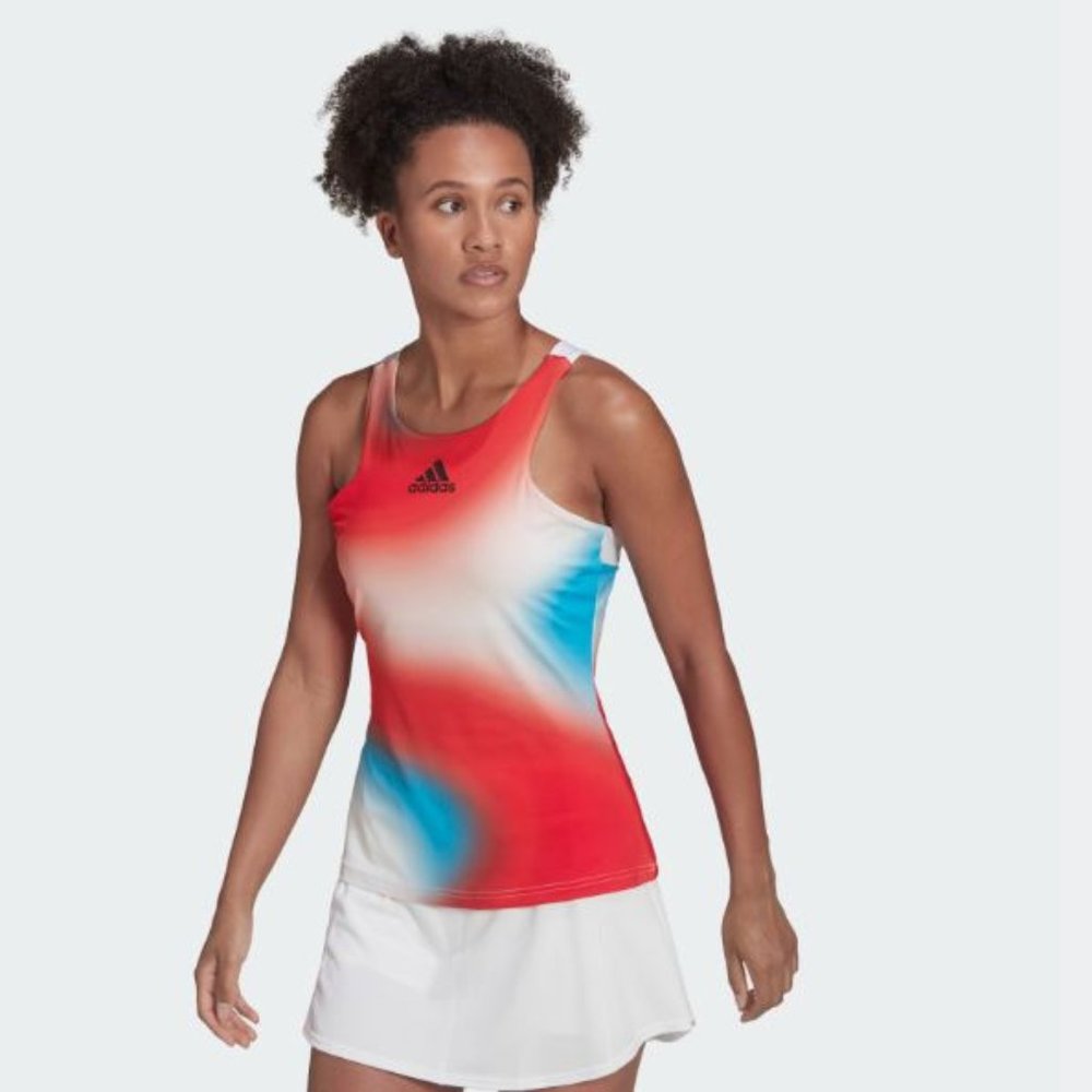 Adidas Women's MELBOURNE TENNIS Y-TANK TOP Integrated Bra HA7614